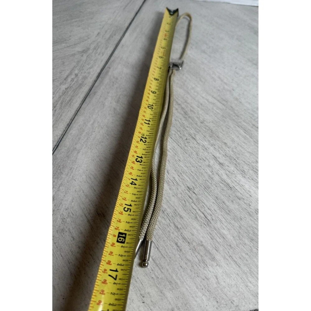 Vintage Hickok Western Pioneer Covered Conestoga Wagon Bolo Tie Metallic Cord